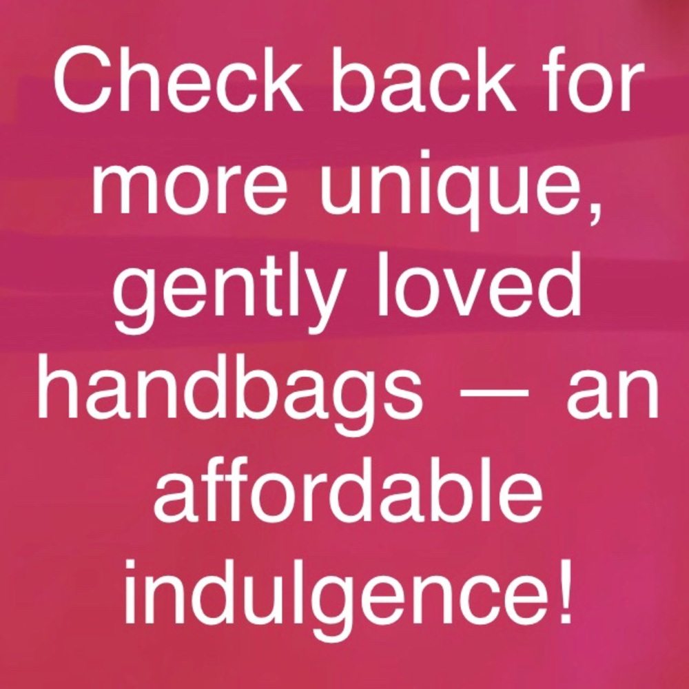 Recovering handbag addict